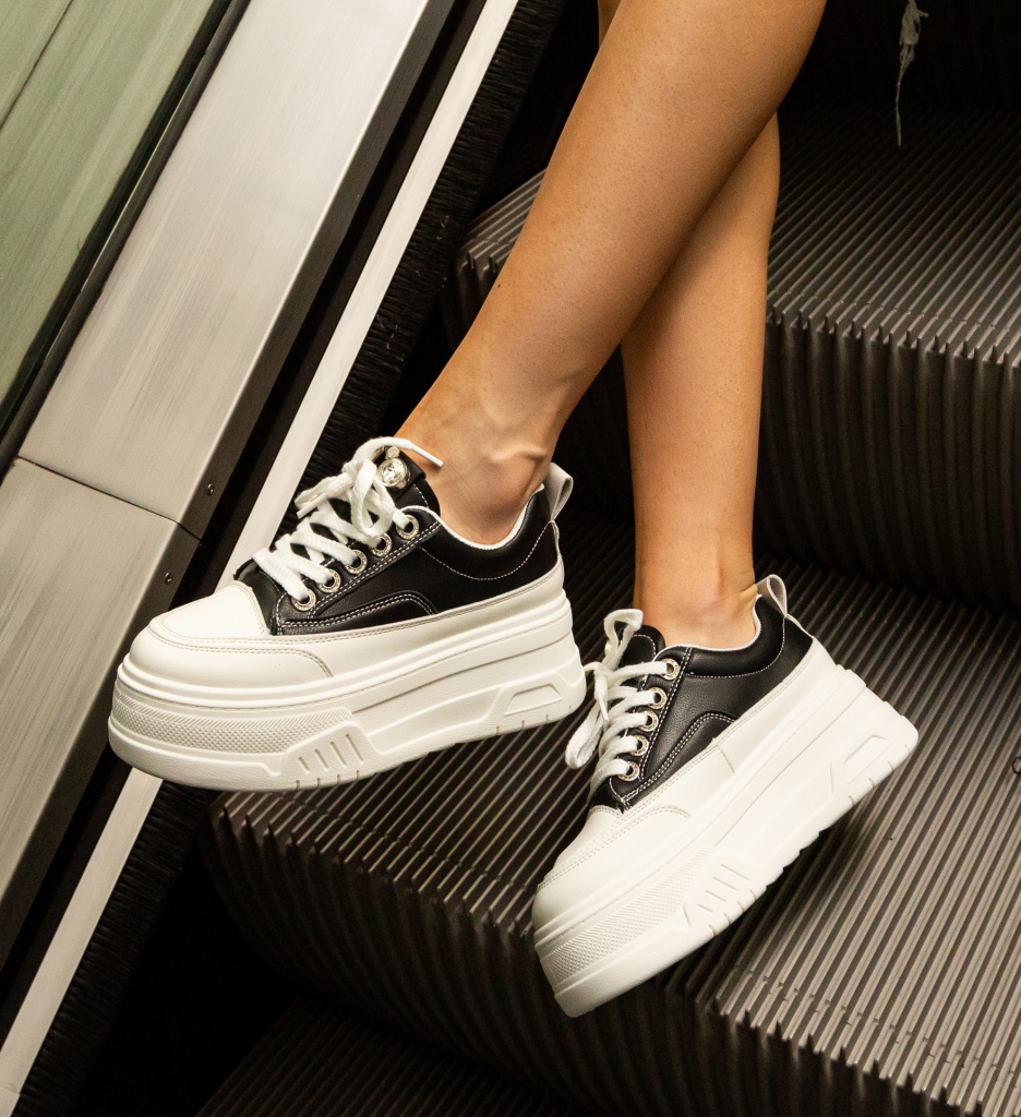 Sneakers Dama Zohar Negri - Confort și Stil - imagine 3