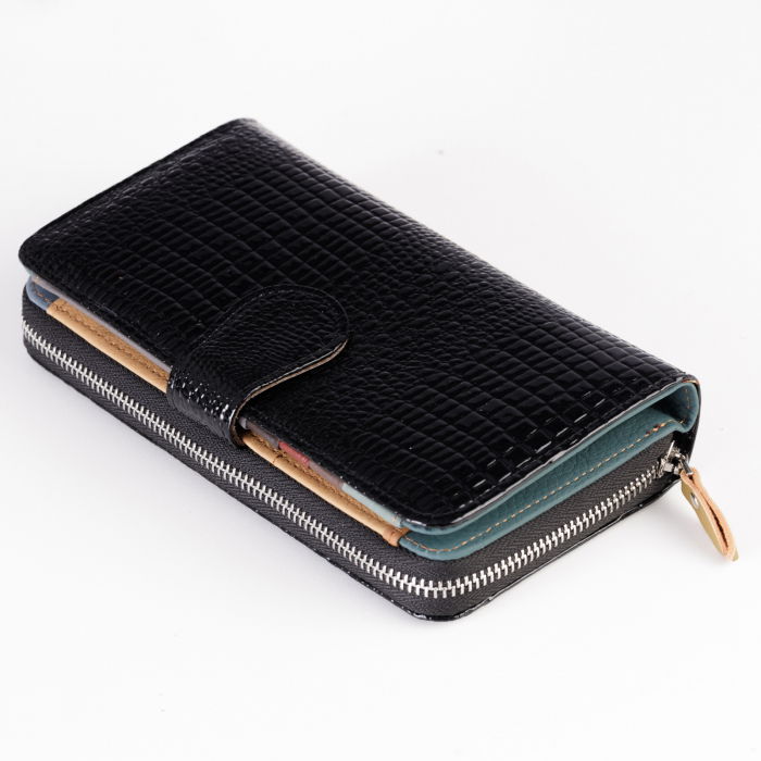 Portofel Shopika Piele Șarpe | Eleganță Rafinată