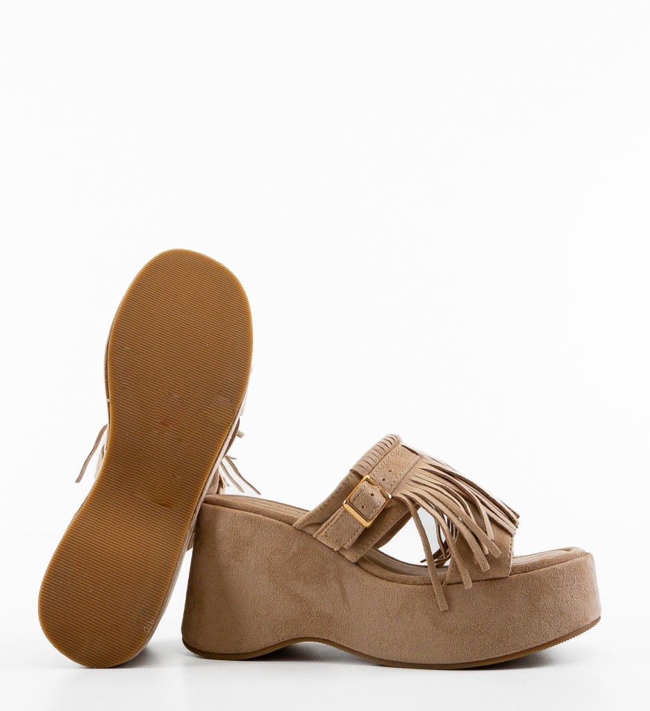 Platforme Dama Korani Bej | Eleganta si Confort - imagine 2