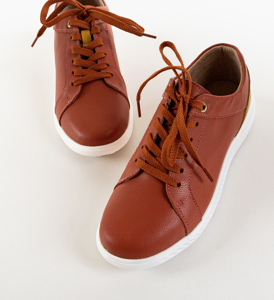 Pantofi Casual Rena Portocalii - Stil și Confort - imagine 8