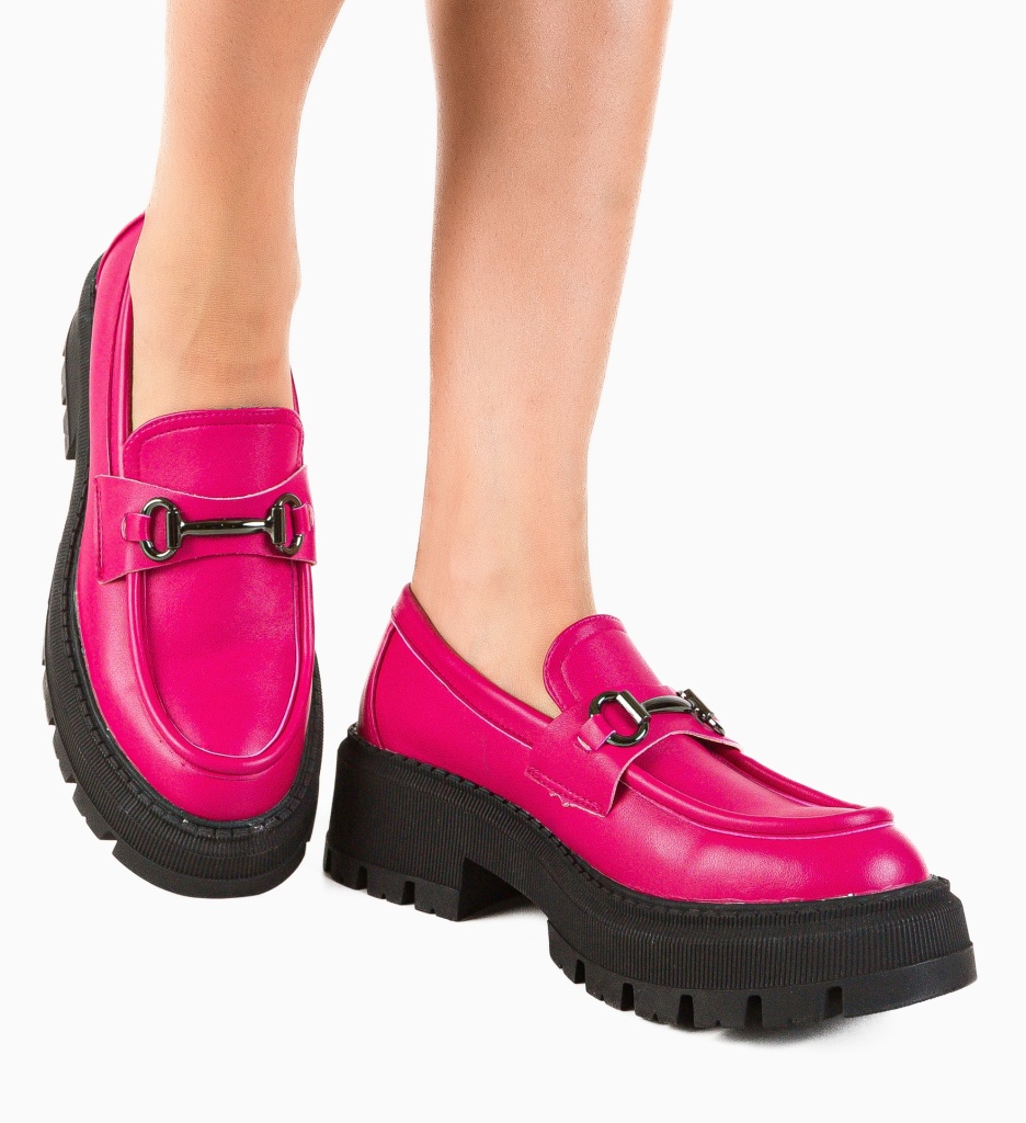 Pantofi Casual Jung Fuchsia - Confort și Stil - imagine 2