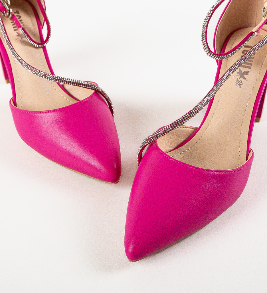 Pantofi Toc Zayat Fuchsia | Eleganță și Stil - imagine 11