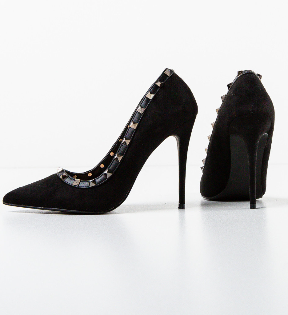 Pantofi Luvea Negri 2 - Eleganță și Stil - imagine 5