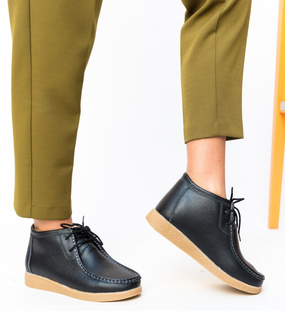 Pantofi Casual Munela Negri - Confort și Stil - imagine 3