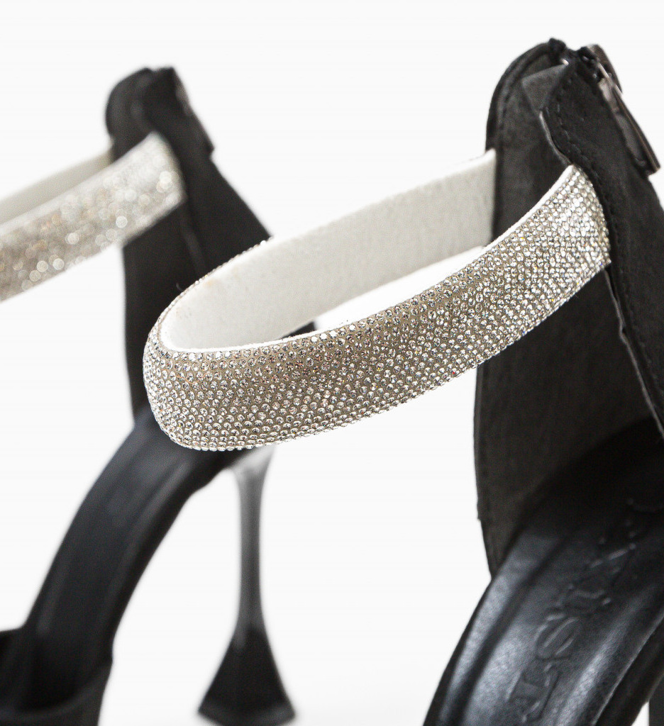 Pantofi Mytys Negri Eleganți cu Toc - imagine 8