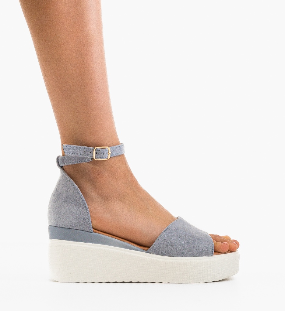 Platforme Dama Sibongil Albastre | Stil si Confort - imagine 4