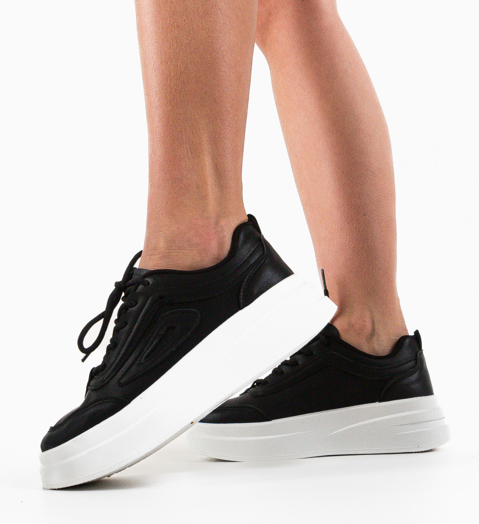 Sneakers Dama Negri Confort Urban - imagine 4