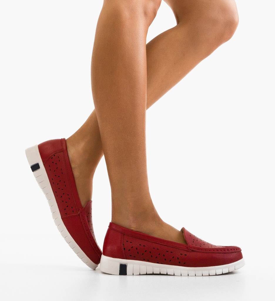 Espadrile Dama Skrell Rosii - Stil & Confort