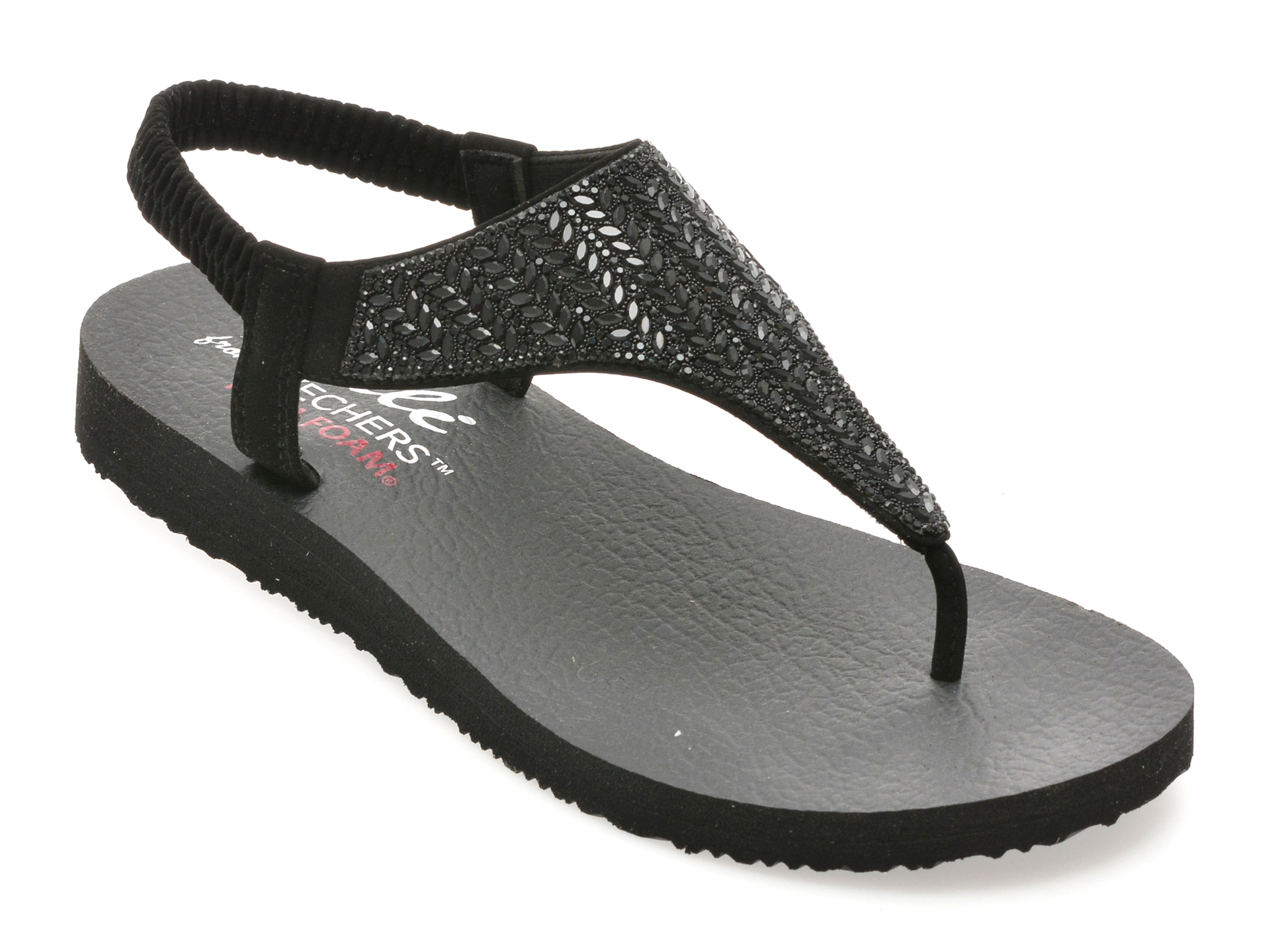 Sandale Skechers MEDITATION Negre Confortabile