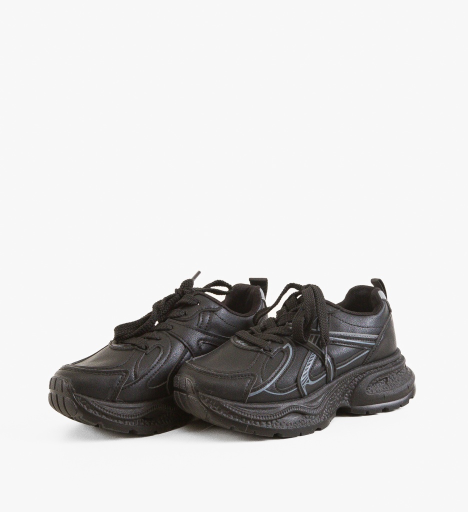 Sneakers Dama Prigan Negri - Confort și Stil - imagine 6