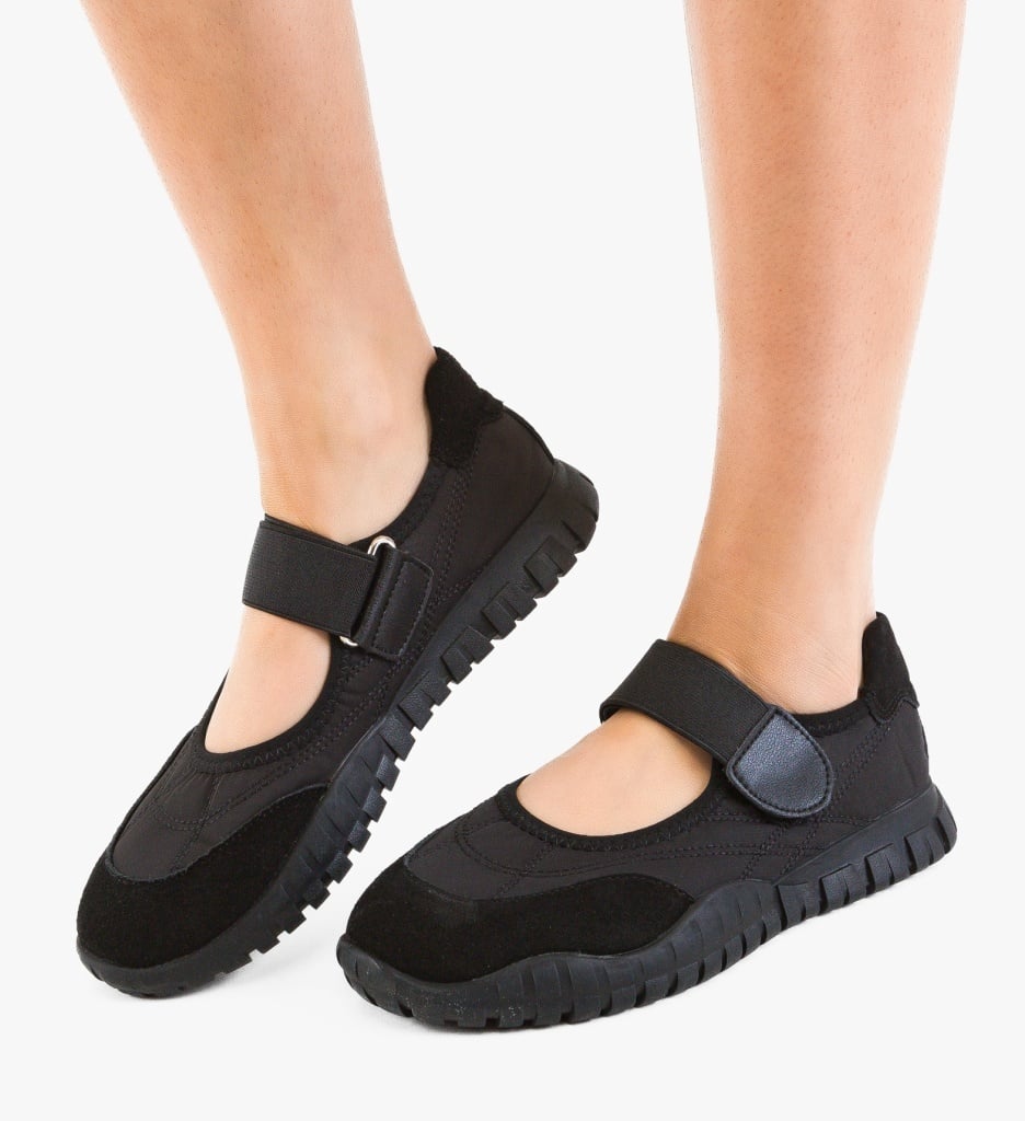 Pantofi Casual Runny Negri - Confort Stilat