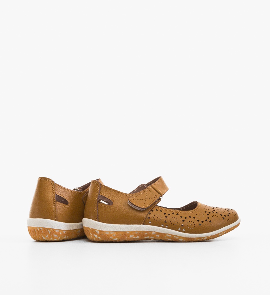 Pantofi Casual Silka Camel | Confort și Stil - imagine 3