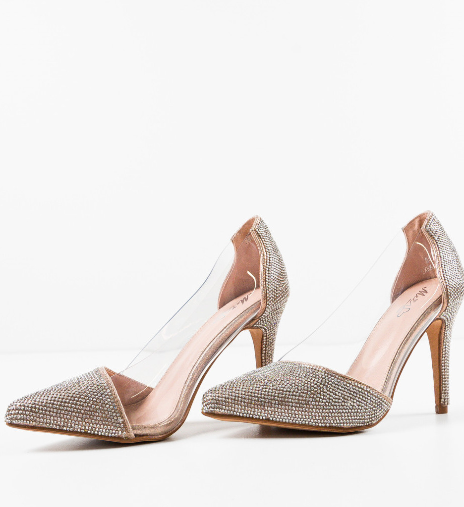 Pantofi Dama Kara Aurii | Eleganță Asigurată - imagine 6