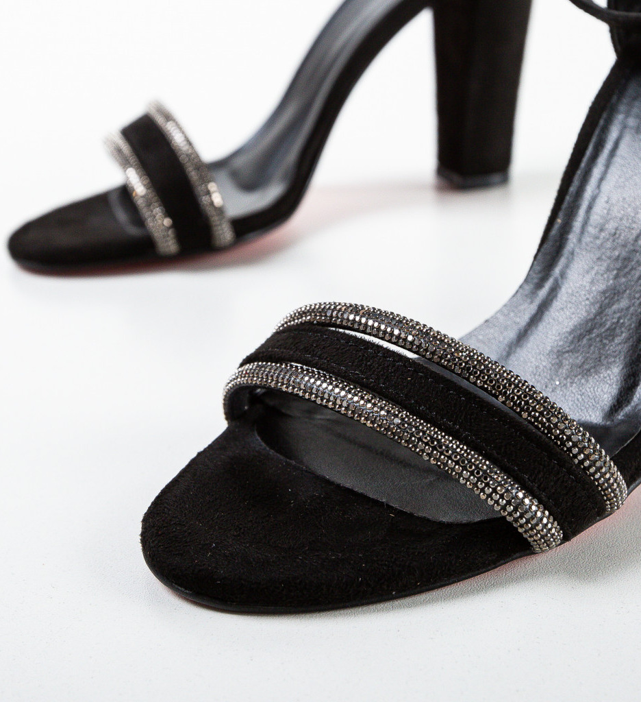 Sandale Benre Negre | Eleganță și Stil - imagine 6
