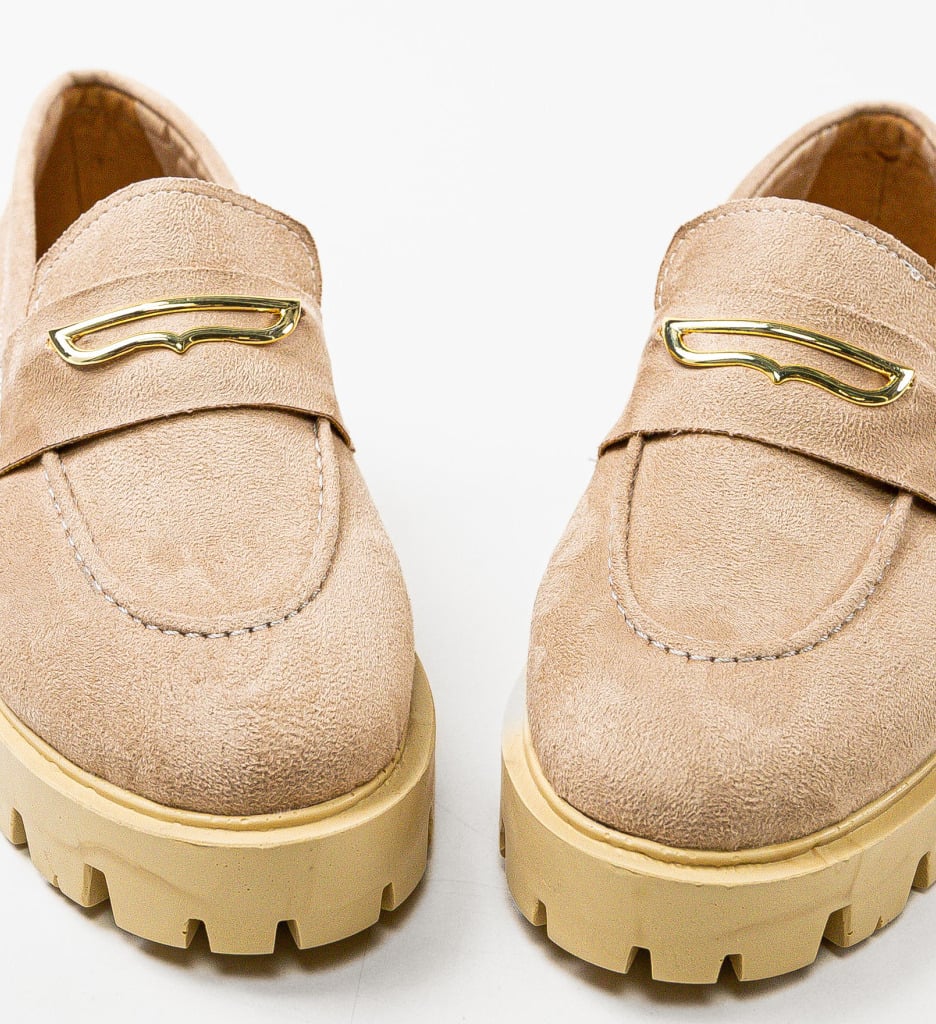 Pantofi Casual Beikrols Bej - Confort și Stil - imagine 13