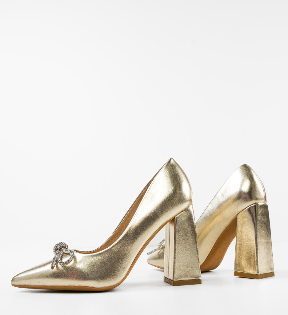 Pantofi dama Jacira Aurii | Eleganță și Stil - imagine 8