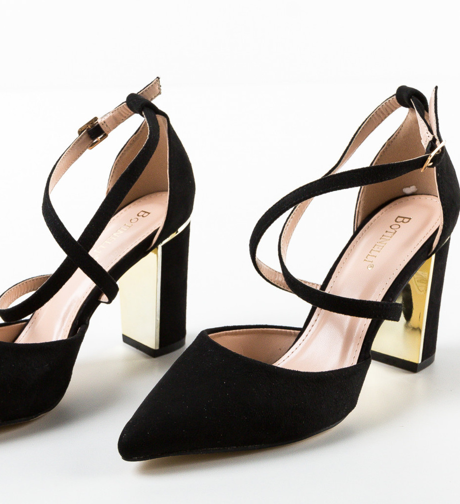 Pantofi Murphy Negri | Eleganță și Stil - imagine 3