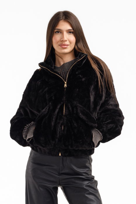 Geaca Blanita Neagra Eleganta | Shopika