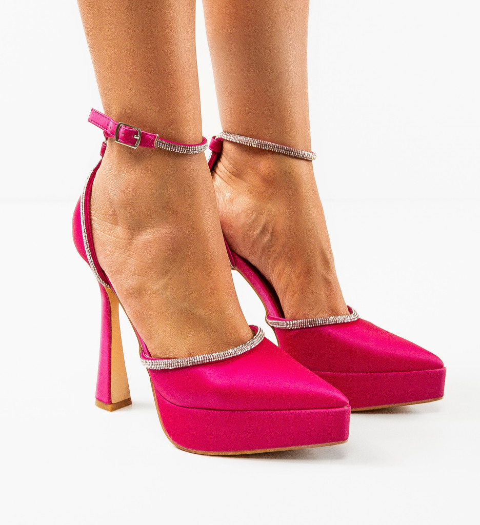 Pantofi Jaleh Fuchsia - Eleganță și Stil - imagine 4