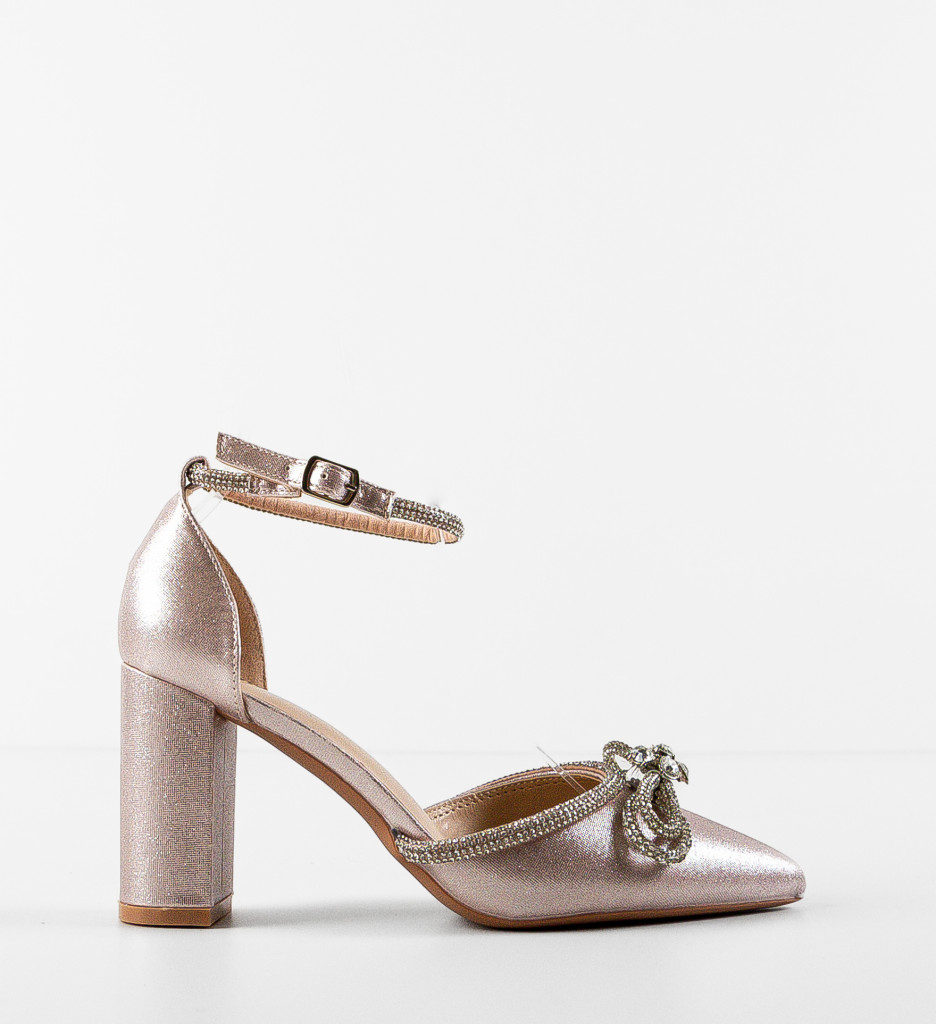 Pantofi Toc Lester Roz | Eleganță și Stil - imagine 4