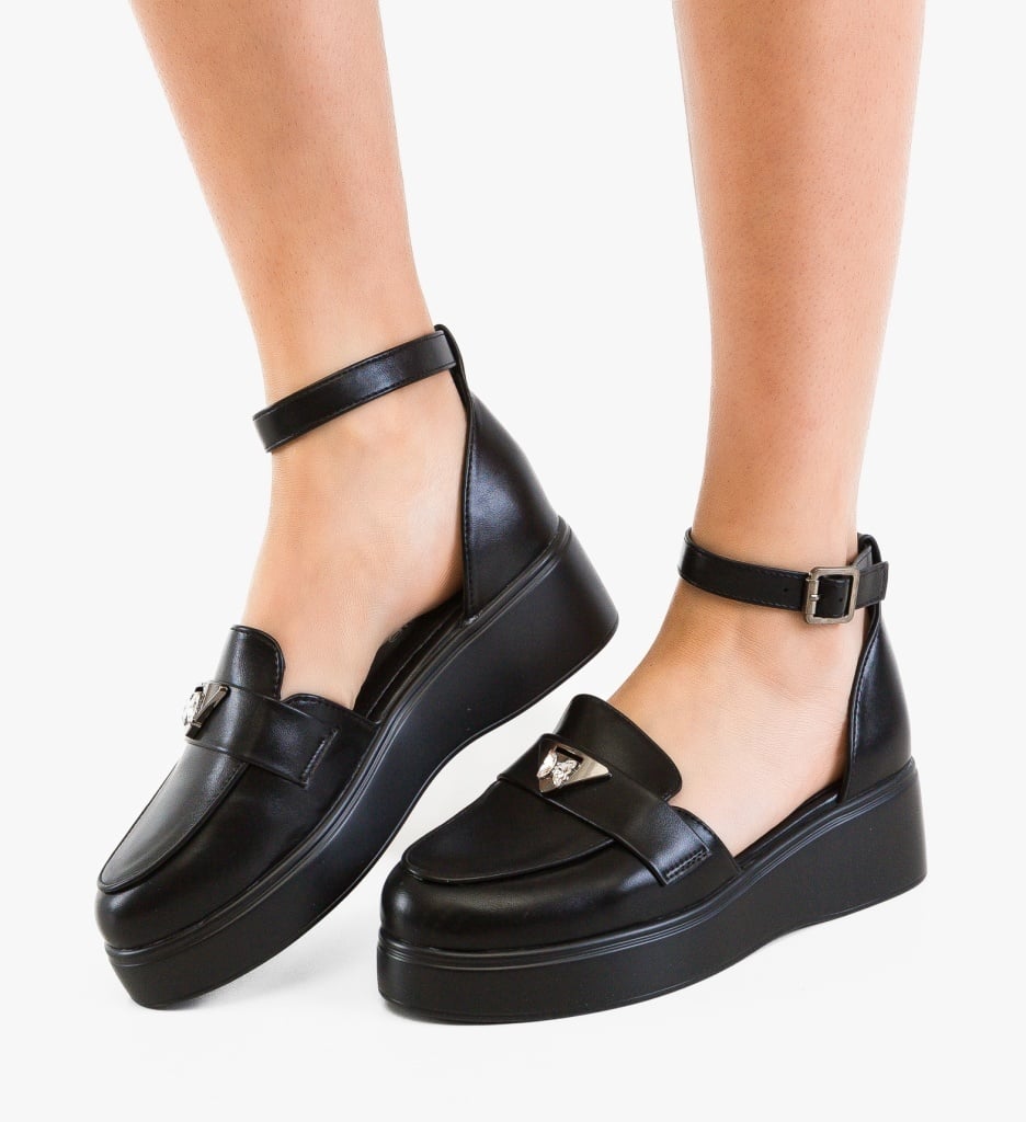 Pantofi Casual Terfly Negri – Confort Stilat