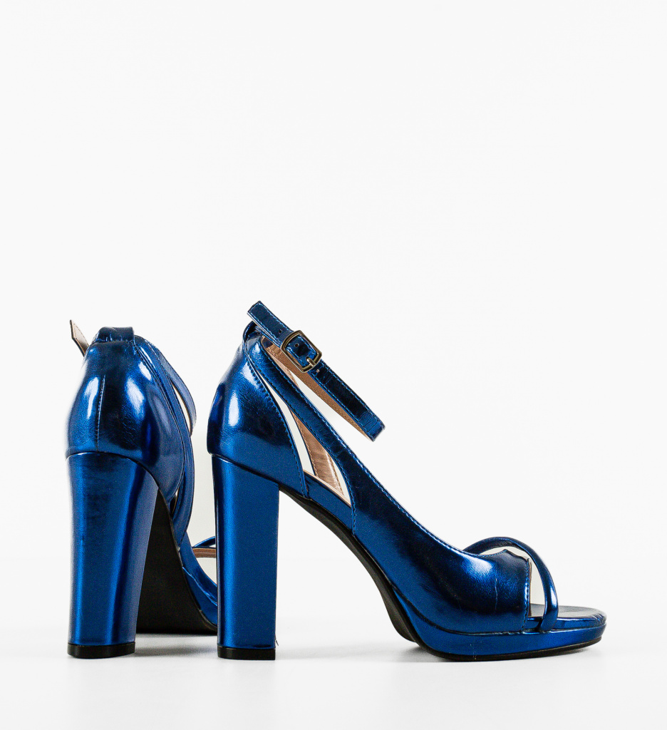Sandale cu Toc Hagma Albastre | Eleganță și Stil - imagine 5