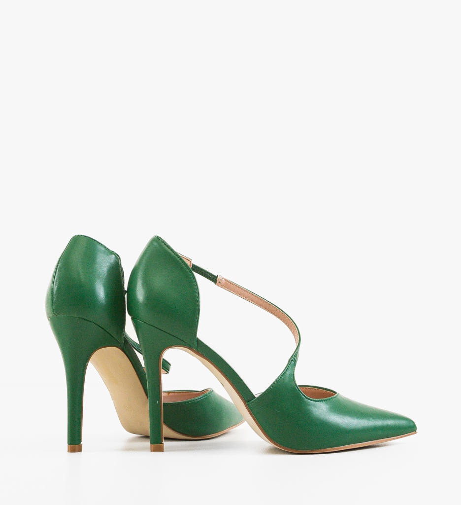 Pantofi Felipe Verzi cu Toc Eleganți - imagine 3