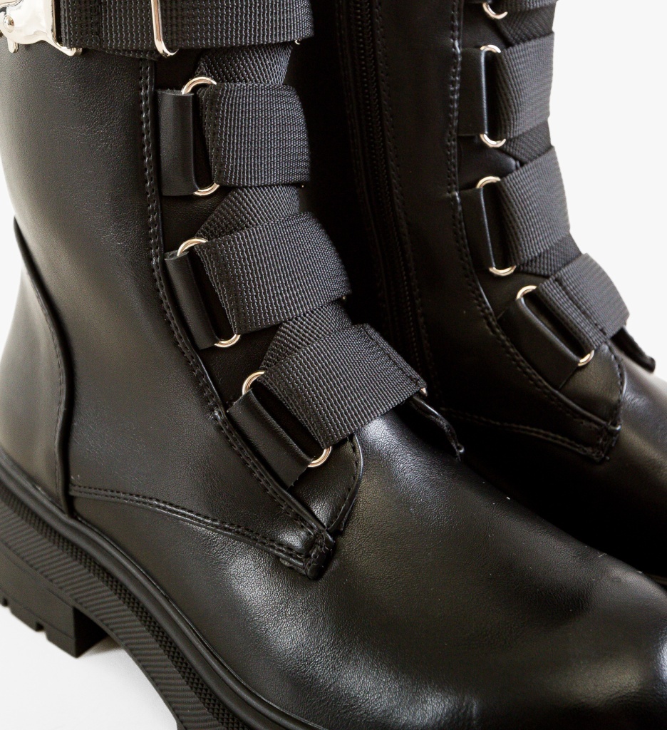 Ghete Boyer Negre Depurtat | Stil & Confort - imagine 6
