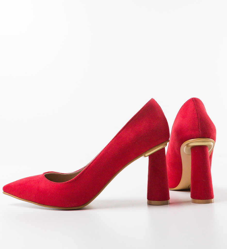 Pantofi Alogolo Rosii cu Toc - Eleganță Maximă - imagine 8