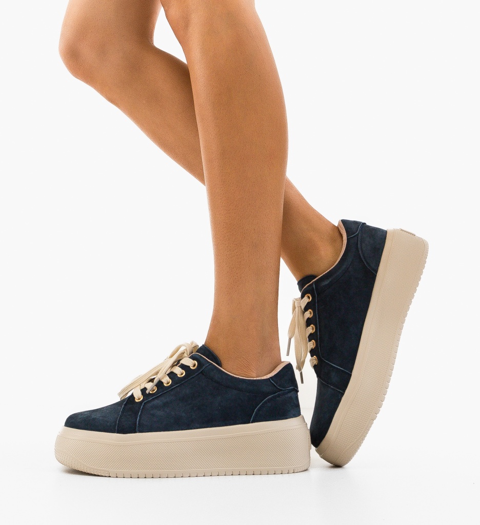Sneakers Dama Daravo Albastri | Confort Sport - imagine 5