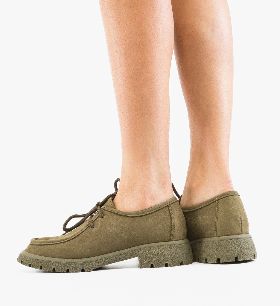 Pantofi Casual Dama Palome Verzi - Confort & Stil - imagine 4