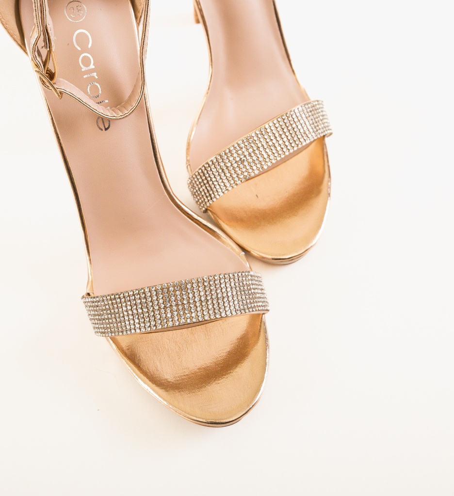 Sandale Aurii Susie | Eleganță și Stil - imagine 6