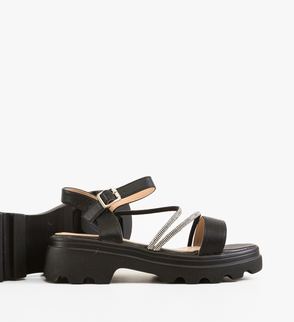 Sandale Lance Negre - Eleganță și Confort - imagine 4