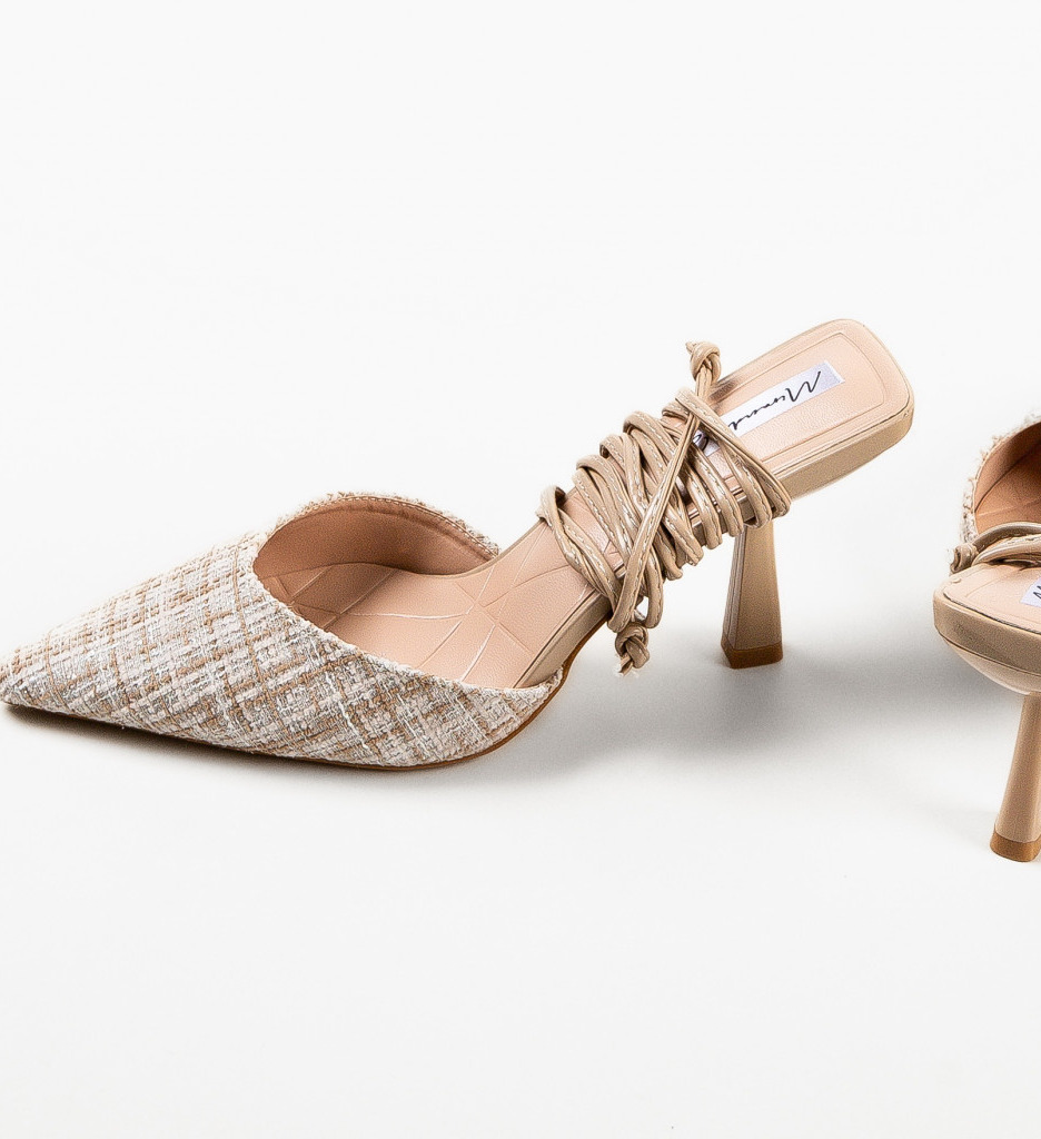 Pantofi cu Toc Steele Bej | Stil și Eleganță - imagine 7