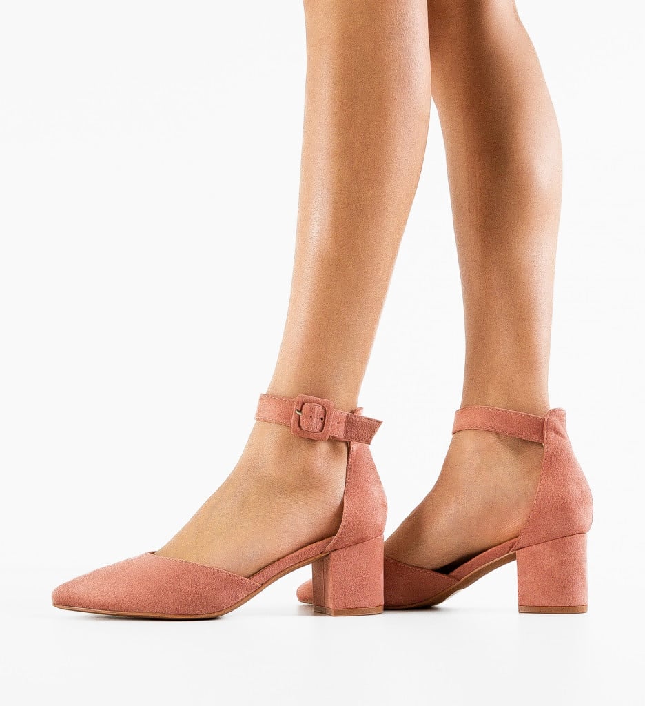 Pantofi dama Anerose Roz 2 - Eleganță și Stil - imagine 3
