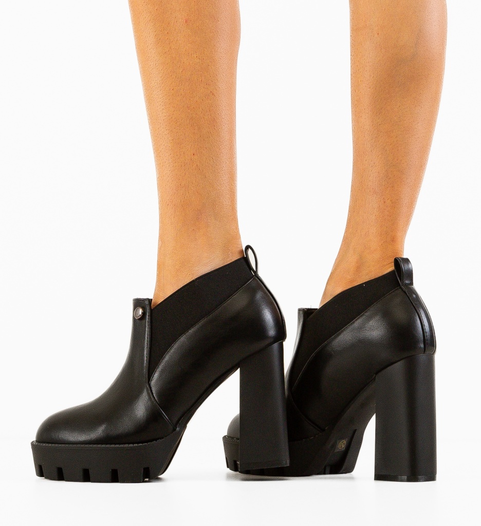 Botine Oprek Negre | Eleganta si Versatilitate - imagine 3