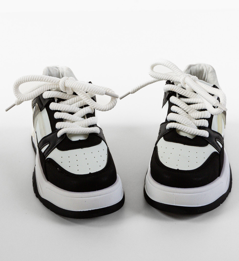 Sneakers Dama Ametist Negri | Confort și Stil - imagine 7