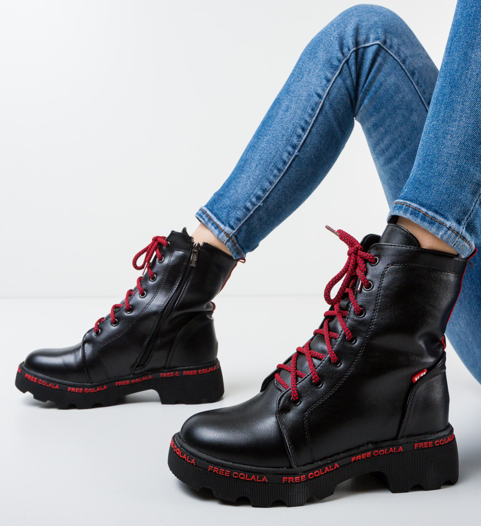 Ghete Aila Negre Elegante - imagine 3
