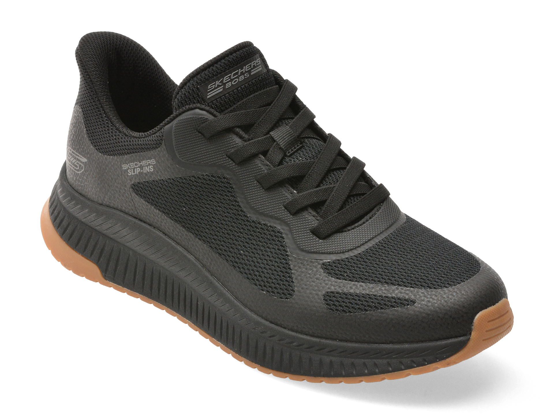 Pantofi Skechers Bobs Squad 4 Negri Slip-on Confort