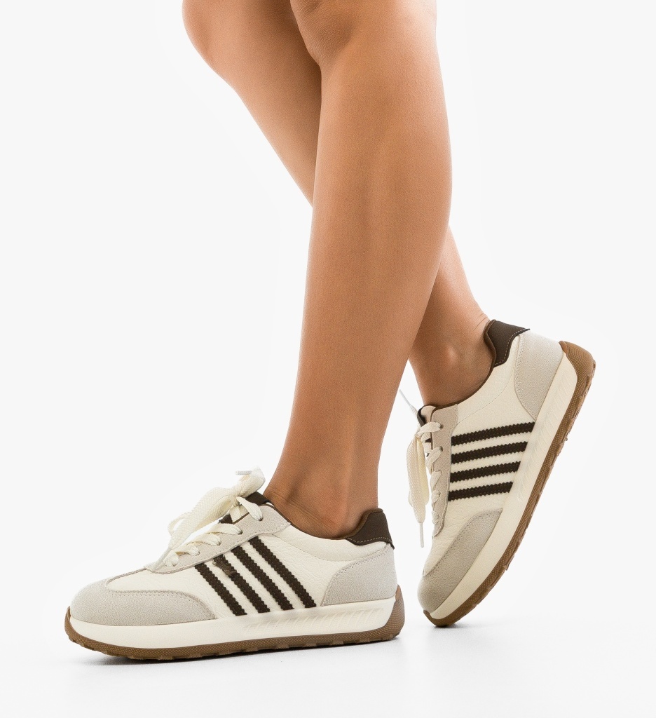 Sneakers Dama Uffy Bej 2 - Confort și Stil