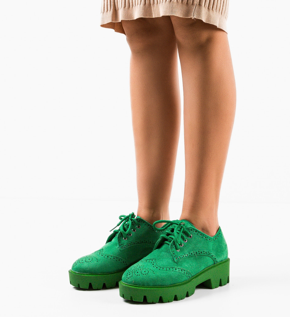 Pantofi Casual Gomine Verzi | Confort și Stil - imagine 2
