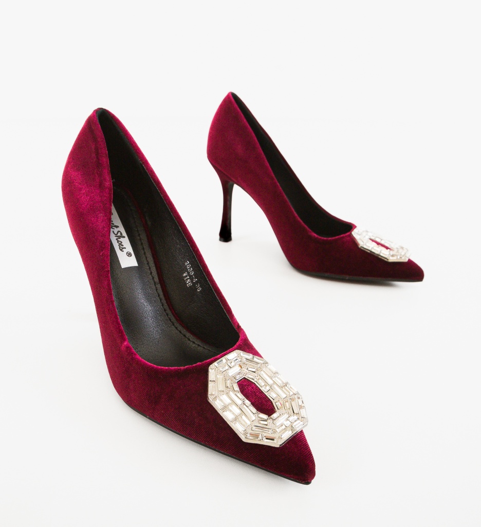 Pantofi cu toc Kreb Grena - Eleganță Asigurată - imagine 5