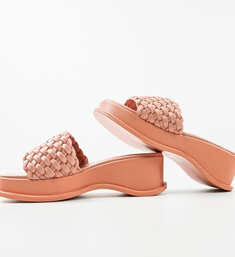 Sandale Platforme Roz pentru Dama - Stil Modern - imagine 7