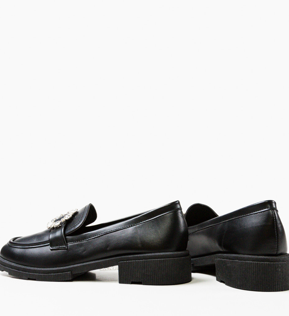Pantofi Casual Dama Iezabel Negri Confort - imagine 8