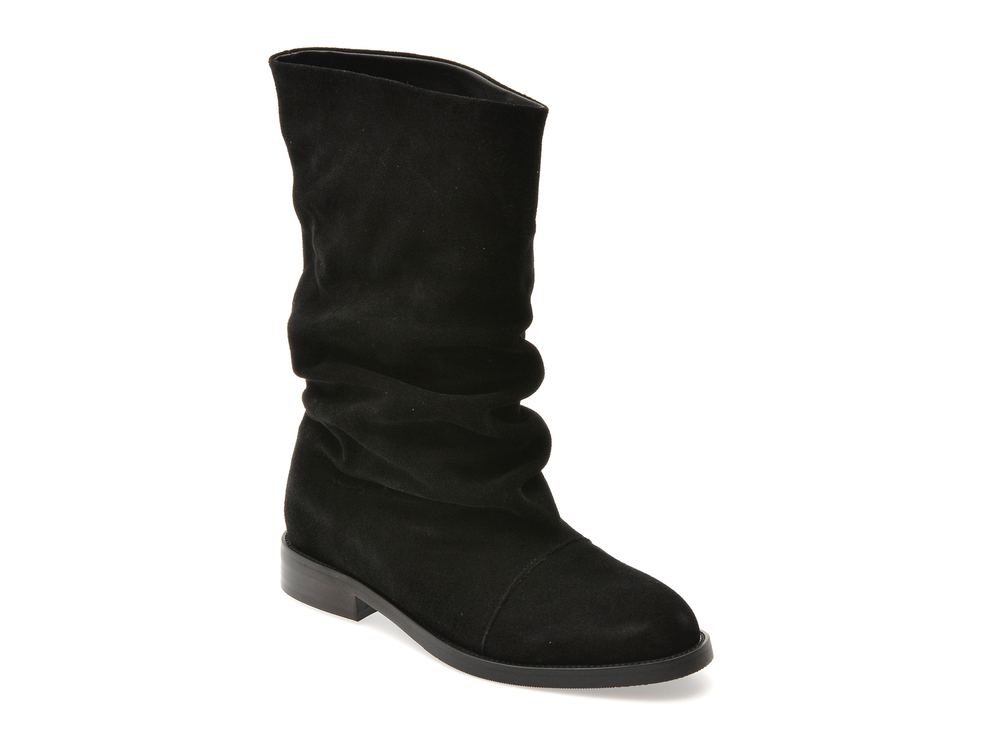 Cizme Flavia Passini Negre | Piele Întoarsă Elegante