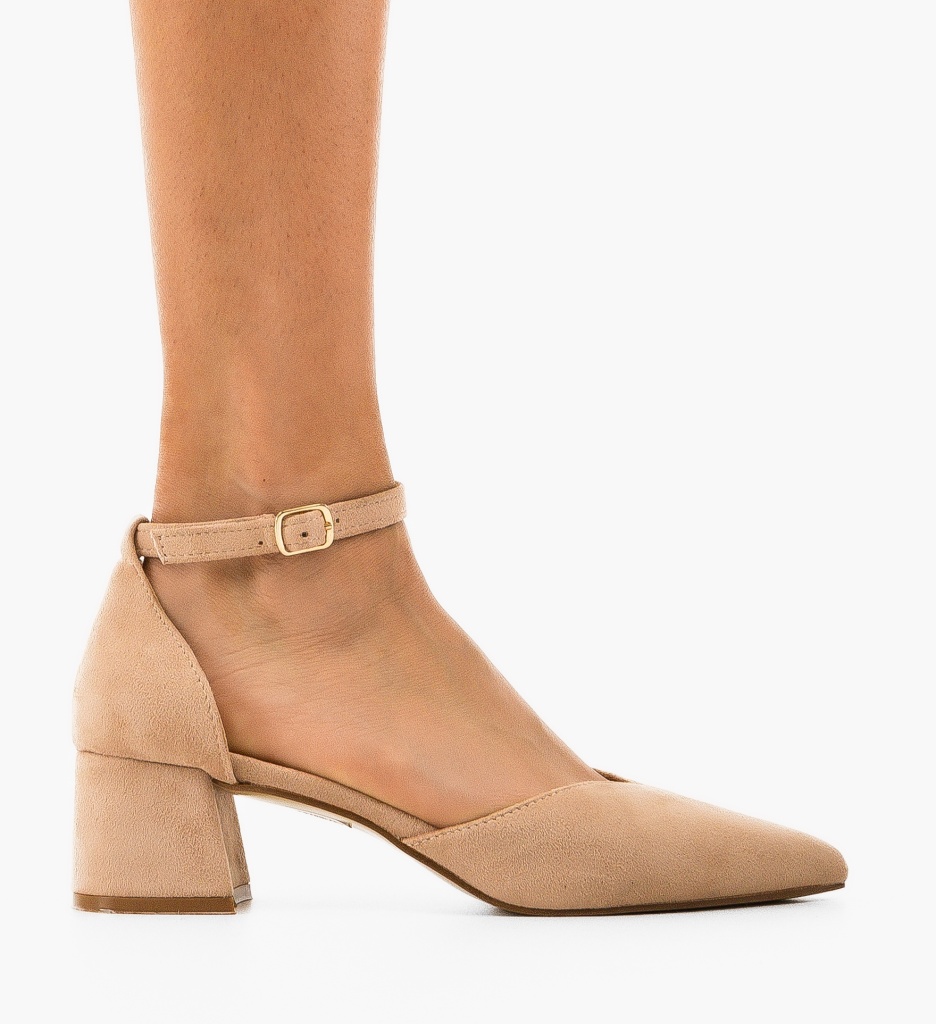 Pantofi cu Toc Neyny Bej - Eleganță - imagine 4