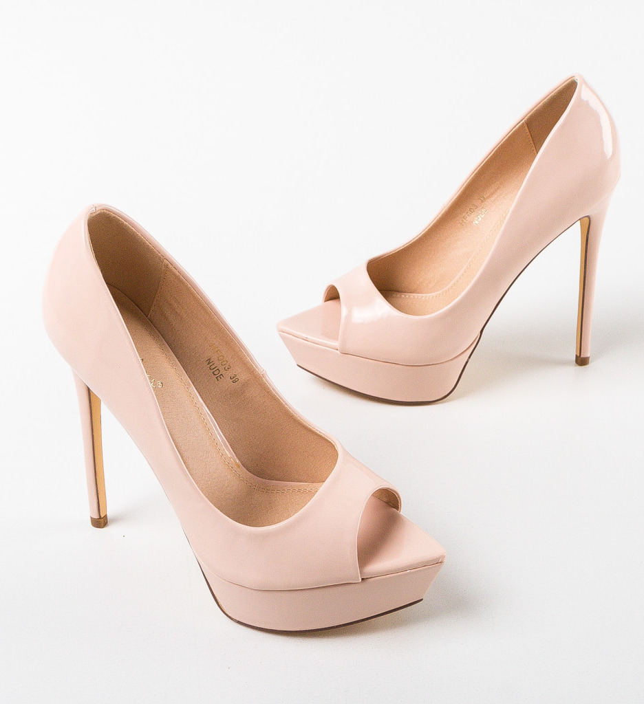 Pantofi Ferguson Nude - Eleganță și Stil - imagine 5