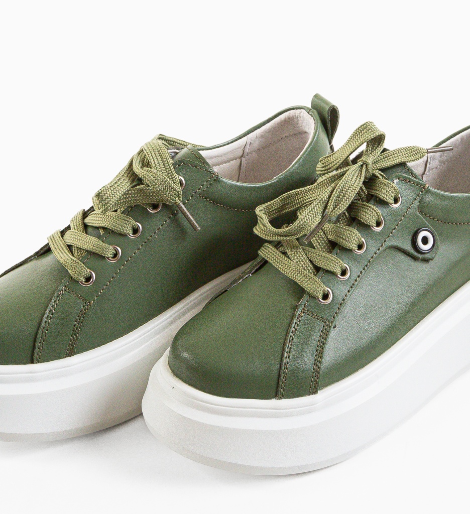 Pantofi Casual Nuandre Verzi - Confort Zi de Zi - imagine 8
