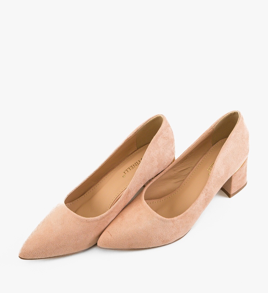 Pantofi Hazmelo Roz cu Toc - Eleganță și Stil - imagine 4