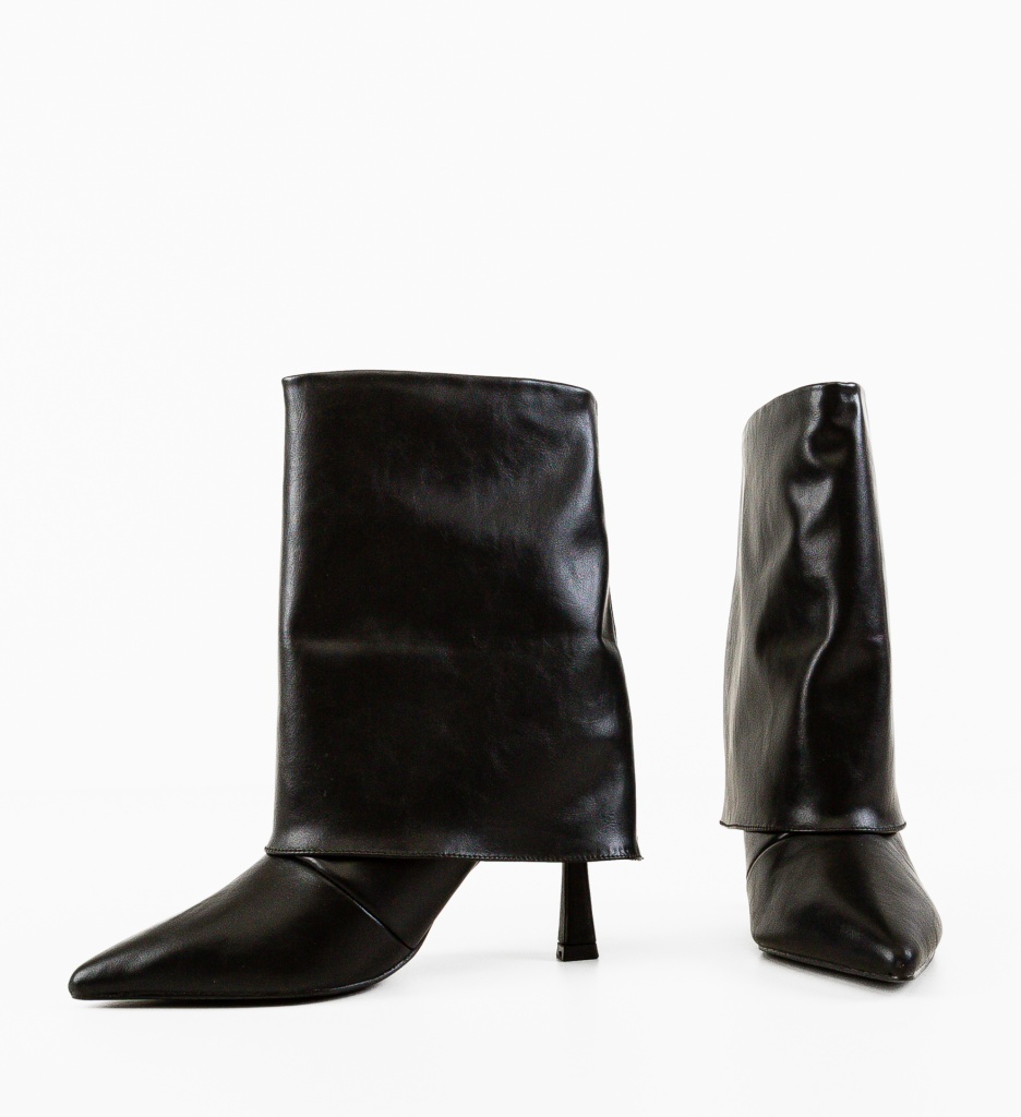 Botine Dama Kanel Negre | Eleganță și Stil - imagine 6